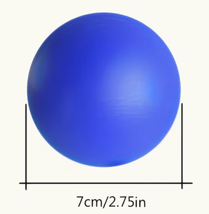 HAWK SPORTS INDUSTRIES Ballon d'exercice en PU bleu, mignon et souple, pour la relaxation musculaire, équipement portable pour l'exercice des bras, utilisation scolaire - Product Image 6