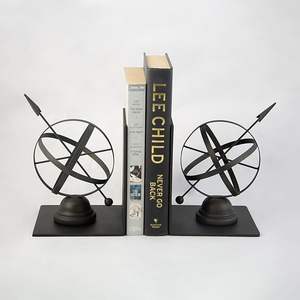 Sujetalibros de Metal Pulido Tradicionales y Creativos para una Decoración del Hogar Única que Agrega Personalidad y una Organización Práctica de los Estantes - Product Image 4