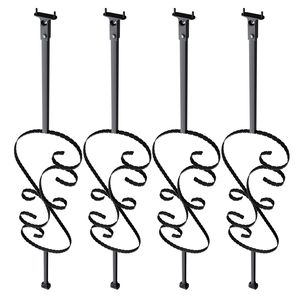Set di 5 Balaustre Decorative in Acciaio Zincato da 44 Piedi, Forma a S, Balaustre Cave per Scale, Diametro 1/2 Pollice - Product Image 4