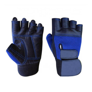 Fitness Training Half Finger Cycling Gloves Ventilated Secure Closure Grip Adult Youth Custom Logo OEM Service Cycling Gloves - Product Image 2