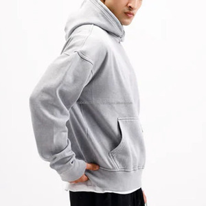 Sweat à capuche de qualité supérieure, à manches longues, à fermeture éclair, disponible en gros, pour hommes, 2026 - Product Image 3