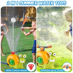 Giocattolo Spruzzatore d'Acqua a Forma di Baseball 2 in 1 con Rotazione a 360 Gradi e 2 Ugelli per Divertimento Estivo dei Bambini - Product Image 2
