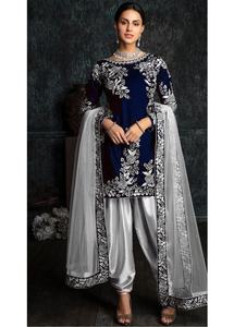 Vestido de seda negro, paquistaní/indio, con trabajo manual y bordado, alta calidad, oferta, 2023 - Product Image 3