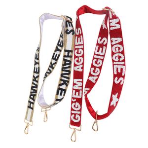 Handmade Designer Ladies Beaded Mobile Phone Strap Clear <b>Bag</b> Strap New Arrival Seed Bead Guitar Strap for Game Day Summer Winter - Product Image 6