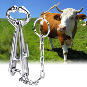 Premium Heavy Duty Stainless Steel Bull Nose <b>Holder</b> Livestock <b>Control</b> Tool for Professional Cattle and Horse Handling Farm Use - Product Image 6