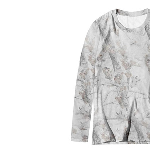 Sudadera de Cuello Redondo con Estampado de Camuflaje, Estilo Holgado, Unisex, Cómoda, para Ropa Urbana y Uso Diario - Product Image 3