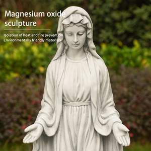 Estatua de la Virgen María de 29.29 Pulgadas de Alto, de Óxido de Magnesio, para Decoración de Jardín y Hogar - Product Image 2