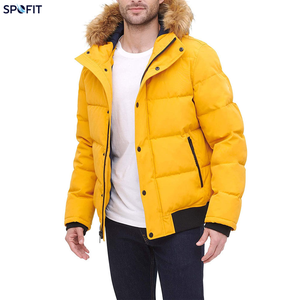 <b>Men's</b> Warm Sweatercoat Casual Turn-down Collar Zipper Thickening Stitching Patchwork <b>Cardigan</b> Plain Dyed Eco-Friendly Windproof - Product Image 6
