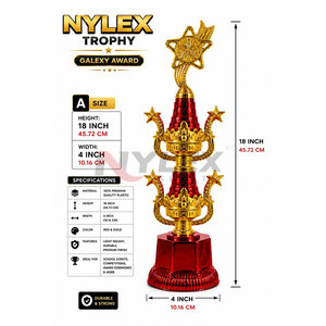 Trofeo Deportivo NYLEX Más Vendido con Grabado 3D, Diseño Personalizable y Construcción de Plástico Resistente para Eventos, Venta en Línea - Product Image 6