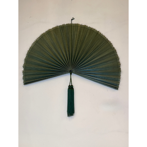 Éventail décoratif en bambou naturel, fait main, à suspendre au mur, décoration écologique pour la maison, l'hôtel, la station balnéaire - Product Image 1