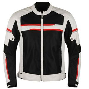 Veste de moto imperméable coupe-vent pour hommes 100% polyester doublure matelassée maille vêtements de sport extérieurs amovibles pour les athlètes de grande taille - Product Image 1