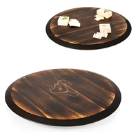 Elegante Akazienholz Lazy Susan 18 Zoll Drehbare Multifunktionale Luxuriöse Handgefertigte Anpassbare Servierplatte Esstisch-Halterung