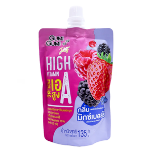 Boisson Gélifiée Gumi Gumi Vitamine A Saveur Fruits Mixtes 135ml – Boisson Gélifiée Fonctionnelle à Prix Compétitif – Vente en Gros Expo - Product Image 1