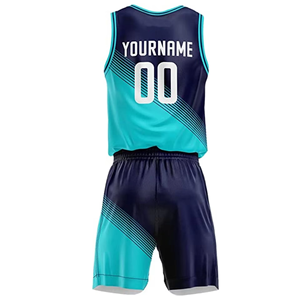 Conjunto de Camiseta de Baloncesto Sublimada Personalizada, Cuello en V, Sin Mangas, Absorbe la Humedad, Ajuste Atlético, Nombre del Equipo, Unisex, Adulto y Juvenil - Product Image 3
