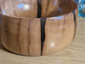 Tazón de Resina Epoxi y Madera Pulida, Ecológico, con Diseño Aleatorio, Colores Personalizados, para Ensaladas, Aperitivos y Servir - Product Image 4