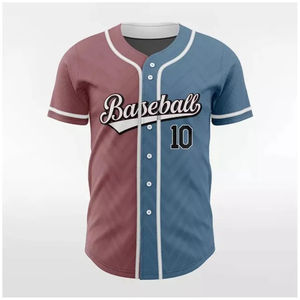 Camiseta de Béisbol al por Mayor para Hombre con Costuras Resistentes, Camiseta de Béisbol Más Vendida, Alta Calidad, con Servicio OEM - Product Image 2