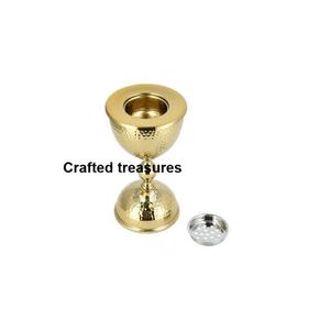 Brûleur à Bakhoor en métal de qualité supérieure avec insert argenté, article ménager, brûleur à parfum, au meilleur prix d'usine - Product Image 4