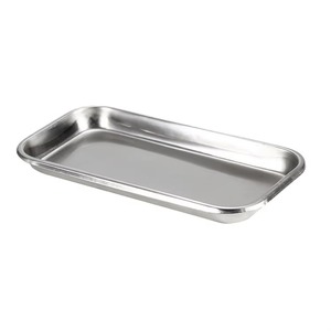 Stainless Steel Rectangle <b>Dressing</b> <b>Tray</b> Manual Powered Medical Surgical Tools Holder Mahfooz instruments - Product Image 1