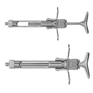 Seringues d'aspiration manuelles chirurgicales dentaires DENTRIC IMPLANTS 1,8 ml et 2,2 ml, certifiées CE, avec poignée ergonomique, instruments de classe I - Product Image 3