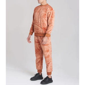 Ensemble de survêtement unisexe doux et confortable en coton mélangé, idéal pour la superposition, la détente, le travail ou le quotidien - Product Image 1