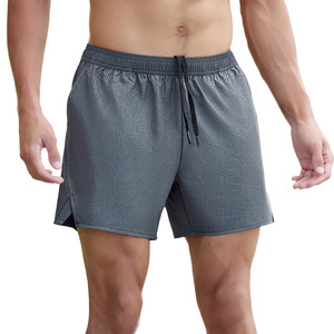 Pantalones Cortos Casuales de Punto para Hombre, a la Altura de la Rodilla, con Rasgaduras, Cintura Media, Transpirables, de Secado Rápido, para Correr y Hacer Ejercicio al Aire Libre - Product Image 1