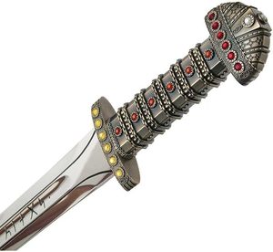 Réplique de l'épée viking Ragnarok Lothbrok, en métal pleine longueur, à suspendre au mur, objet décoratif, thème historique et mythologique - Product Image 4