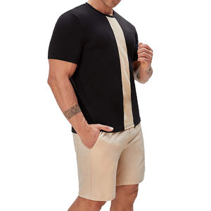 Conjunto Deportivo Masculino de Verano, 2 Piezas, Camiseta de Manga Corta y Pantalones Cortos, Elegante, Transpirable, Informal - Product Image 6