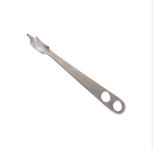 Retractor óseo de cadera tipo palanca curvo de 300 mm (11.34 pulgadas) con punta roma, ancho de mandíbula de 6.2 mm y ancho de mandíbula interna de 28 mm, tipo Hohmann, en venta - Product Image 4