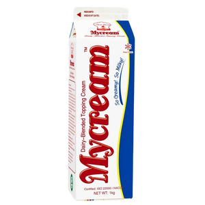 Crema No Láctea HALAL Mycream Blanca para Postres, 1KG, la Más Vendida, Exportación al por Mayor, Fabricación OEM/ODM - Product Image 1