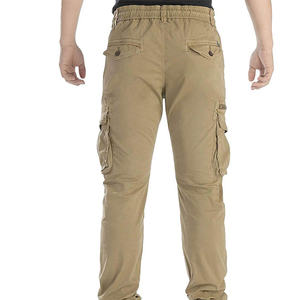 Pantalones Cargo para Hombre de Alta Calidad, Transpirables y Ligeros, de Algodón/Poliéster, Color Sólido, Corte Recto, Cintura Media, Casuales - Product Image 2