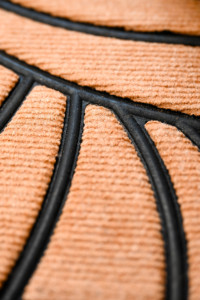 Leaf Pattern Coir Rubber Backed Eco-Friendly Entrance Door <b>Mat</b> Decorative Rubber Border | Non <b>Slip</b> Entrance Floor <b>Mat</b> - Product Image 4