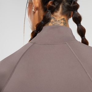 Chaqueta deportiva con cremallera para mujer, con bolsillo, manga larga, corte ajustado, para fitness, yoga y gimnasio. - Product Image 6