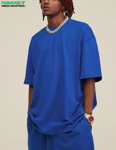 Naimat Abbas Industries เสื้อยืดผ้าฝ้ายแขนสั้นคอโอสไตล์สตรีทรัดรูป - Product Image 5