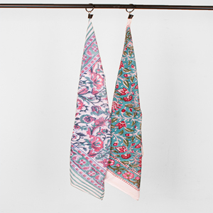 Multi-Color Unisex wristband cotton <b>scarf</b> Wristband floral print <b>scarf</b> Cotton floral print bandana Skin friendly spring <b>scarf</b> - Product Image 2