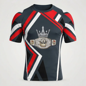 King Of The Rings <b>Boxing</b> Training Compression <b>Shirt</b> Black Breathable All Seasons - Product Image 1