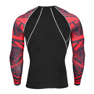 Vêtements d'hiver pour hommes, chemises à manches longues de compression, leggings, ensemble 2 pièces, combinaisons de jogging longues - Product Image 4