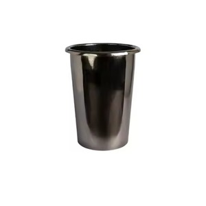 New Style Metal Mesh Cylindrical Eco-friendly Modern Style Indoor/Outdoor Use Household Waste <b>Bin</b> Trash Can - Product Image 2