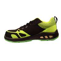 AOXIANG Chaussures de travail pour la construction, antistatiques, antidérapantes, avec embout en acier, confortables, tige en maille respirante, doublure en maille, été