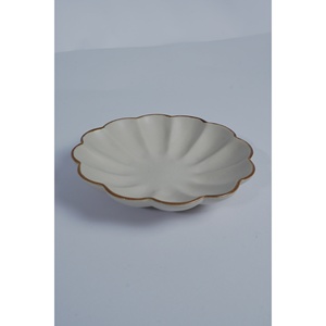 Plato de servir de cerámica irregular con esmalte reactivo hecho a mano, exhibición artística ABS para Tonkatsu, Tempura, Dumpling, Katsu y uso diario - Product Image 4