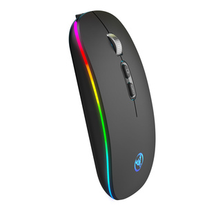 HXSJ prezzo di fabbrica personalizzabile ricaricabile <span class=keywords><strong>mouse</strong></span> doppio modalità RGB wireless <span class=keywords><strong>mouse</strong></span> per ufficio PC portatile - Product Image 2
