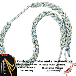 Aiguillette de Mylar Plateado y Cordón Cromado con Etiquetas - Product Image 4