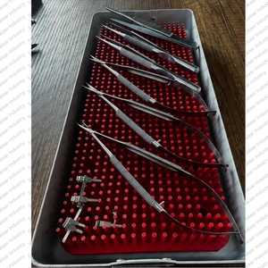 Juego de 10 Instrumentos de Microcirugía Oftálmica, Tijeras de Acero Inoxidable Alemán, Pinzas de Capsulorrexis para Cirugía Ocular - Product Image 6