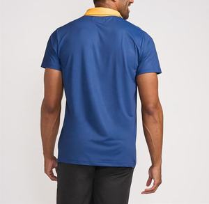 Polos de golf de alta calidad para hombre, rendimiento, ajuste atlético, diseño de manga corta sublimado con patrón impreso, tela de punto - Product Image 2