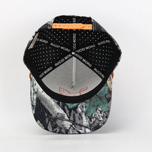 Gorra de 5 Paneles de Terciopelo con Estampado de Camuflaje RealTree, Gorra Deportiva Económica de Algodón con Cierre a Presión para Caza y Senderismo - Product Image 5