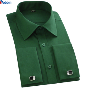 Camisas de Vestir Casuales Personalizadas para Hombre, Antiarrugas, con Estampado de Serigrafía, de Poliéster/Algodón, Cuello Clásico, Manga Larga - Product Image 6