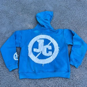 Fabricant de vêtements – Sweat à capuche et survêtement personnalisés pour hommes, en tissu épais délavé à l'acide, avec patch brodé vintage - Product Image 2