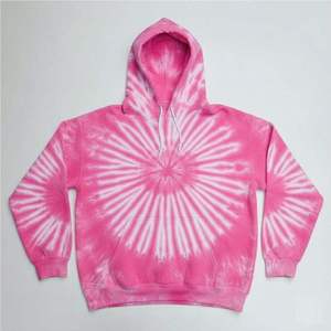 <b>Pink</b> Tie Dye Hooded Fleece Tracksuit Set Casual Loose Fit All Seasons Sportswear Two Piece <b>Long</b> <b>Sleeve</b> Sweatshirt Pants - Product Image 4