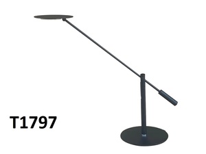 Lampe de table en fer en promotion, design nordique moderne et minimaliste pour hôtel, luminaires de lecture et de surpièce, LED 9W CRI≥80 3000K dimmable - Product Image 2