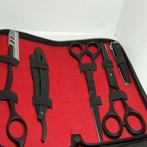 Nouvel Arrivage – Kit d'outils de coiffure professionnel droitier en acier inoxydable, ciseaux de barbier à pointe droite, tranchants et durables - Product Image 4