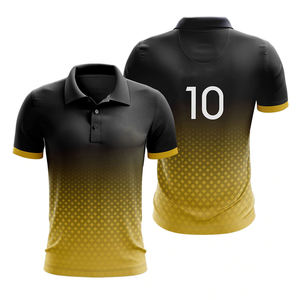 เสื้อโปโลคริกเก็ตมืออาชีพ ชุดทีมสั่งทำพิเศษ พร้อมผ้าซับเหงื่อ สำหรับการแข่งขันและการฝึกซ้อม - Product Image 1